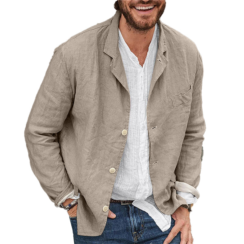 Siena – Men’s Lightweight Linen Jacket