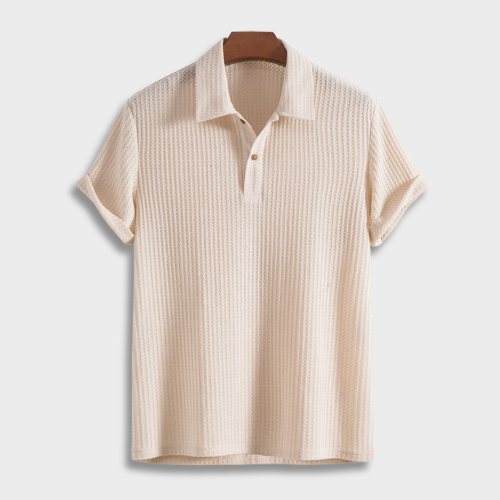 Feran – Men’s Waffle Knit Cotton Polo